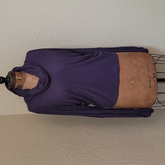 cannisse Tops - RARE CANNISSE PURPLE COWL NECK TOP SIZE S